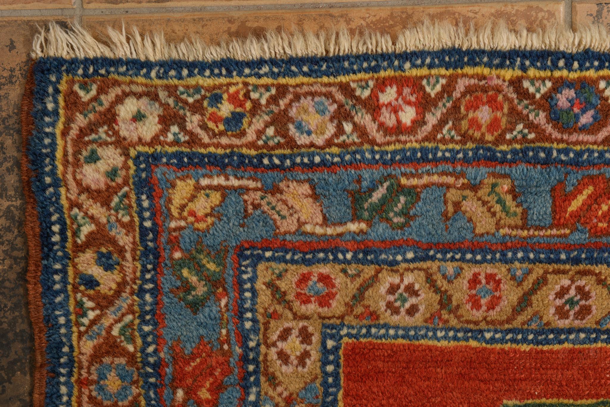 Old Azeri Long Runner or Gallery Rug For Sale 1