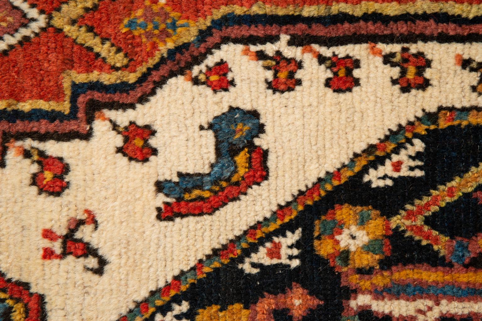 Caucasian Old AZERI Runner For Sale