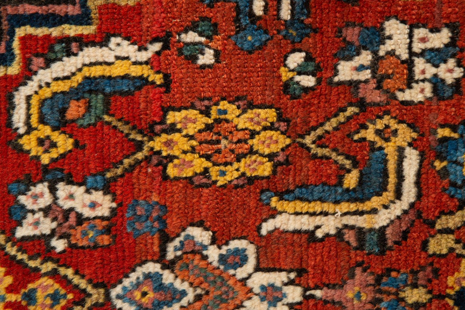 Hand-Knotted Old AZERI Runner For Sale