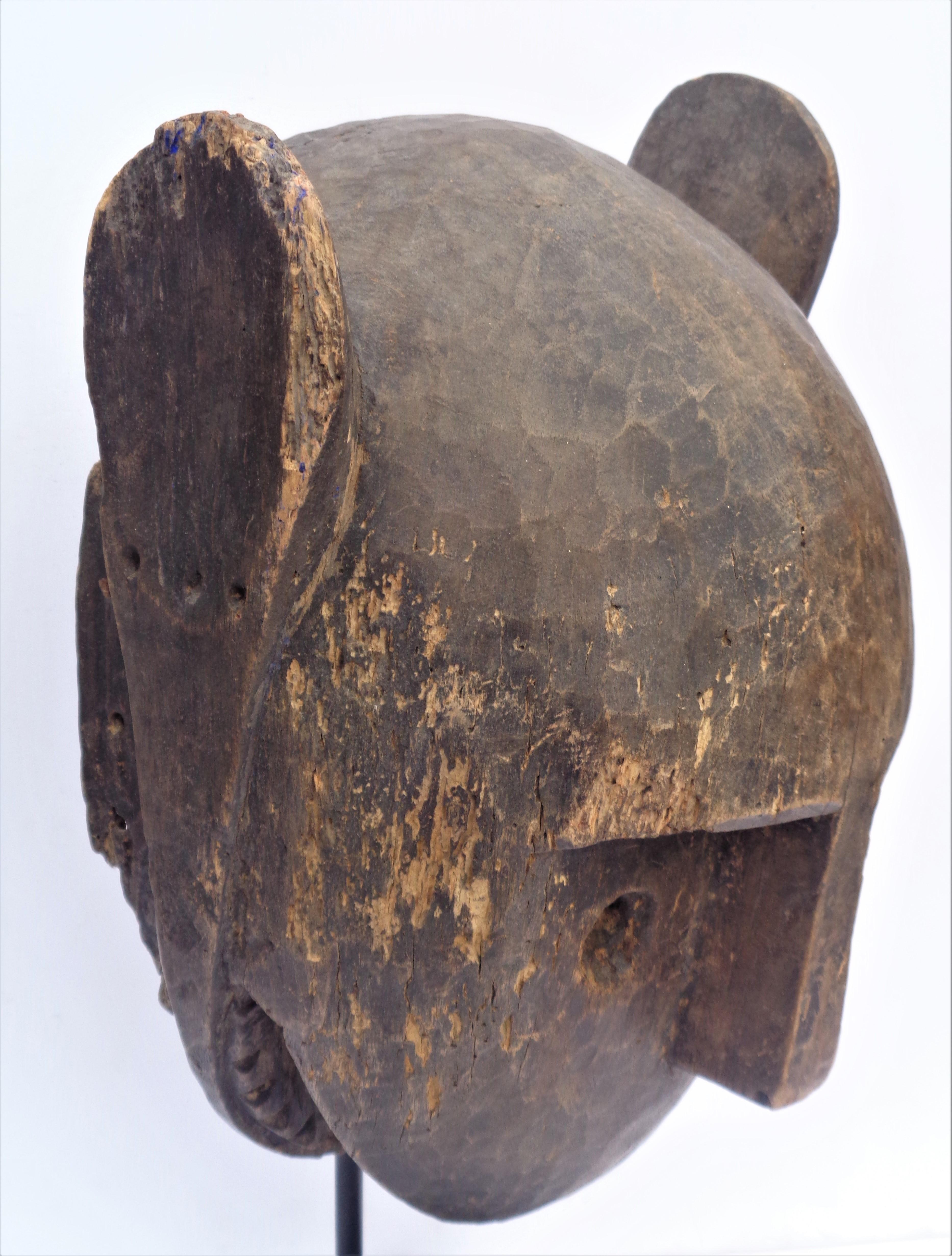 Iron Old Bamana Animal Mask, Mali