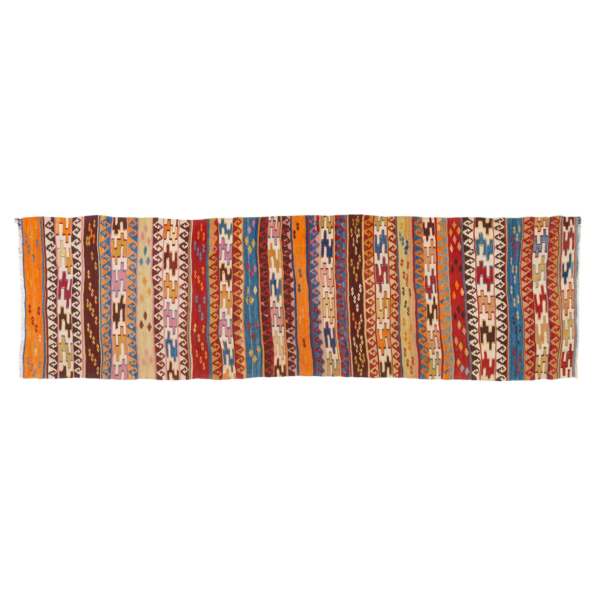 Old Banded Kilim Runner VEFA