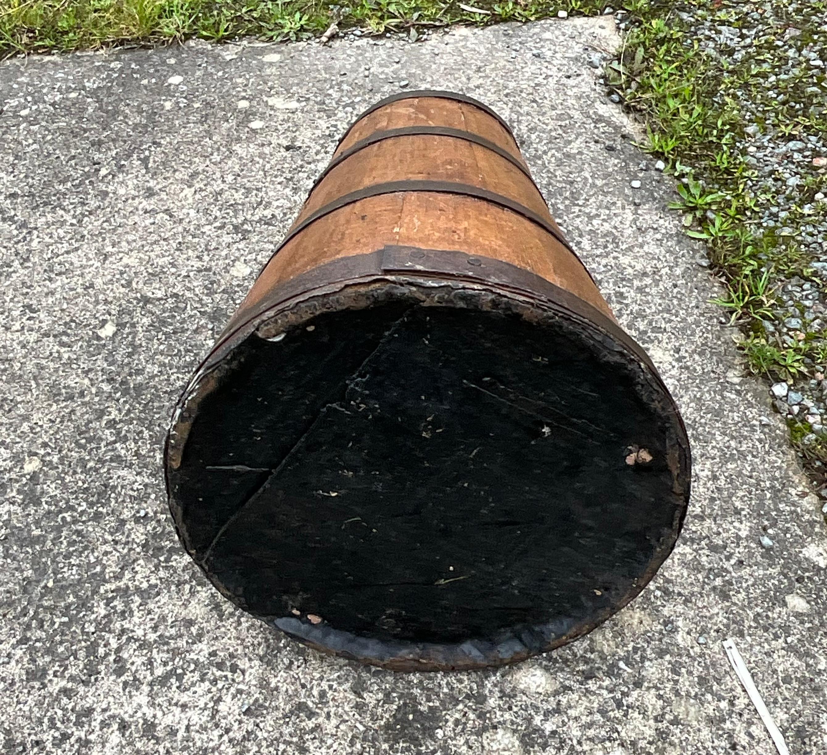 Early 20th Century Old Barrel Of French Manufacture