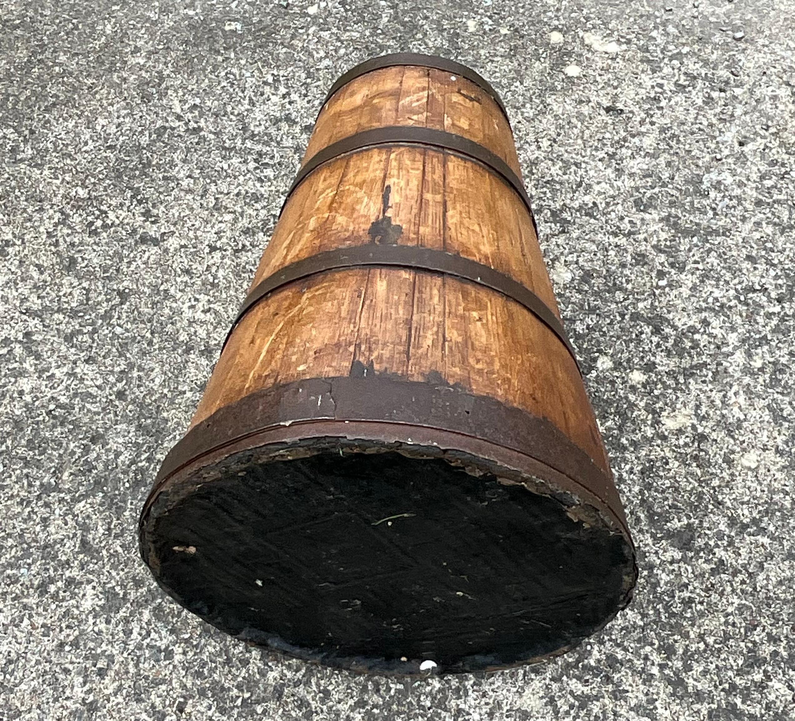 Oak Old Barrel Of French Manufacture