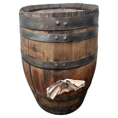 Vintage Old Barrel Of French Manufacture