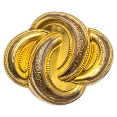 Old Biedermeier style brooch., 2nd half of the 19th century