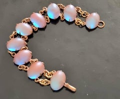 OLD BRACELET of 9 SAPHIRETs, mid-19th - early 20th century