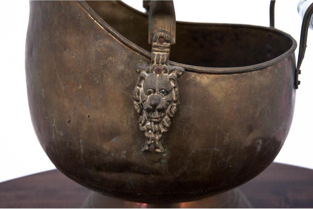Other Old Brass Bucket Vessel, Pot