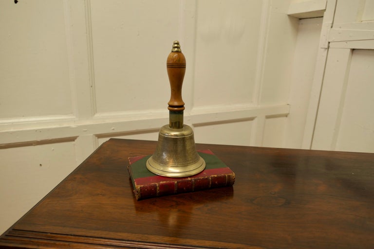 Old Brass Hand Bell, Primary School Bell For Sale at 1stDibs