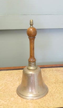 Old Brass Hand Bell, Town Cryer’s or School Bell A Great piece