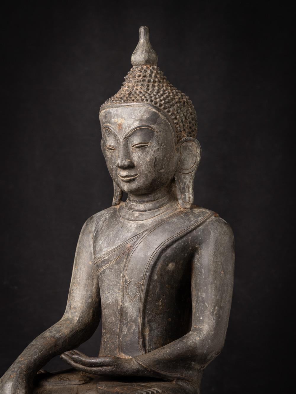 Bronze statue de Bouddha birman de Birmanie en bronze ancien en vente