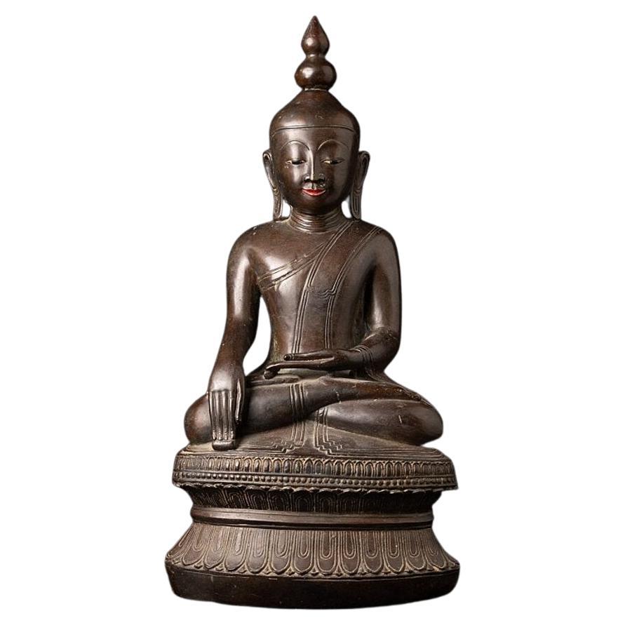 Old Bronze Burmese Buddha Statue from Burma For Sale