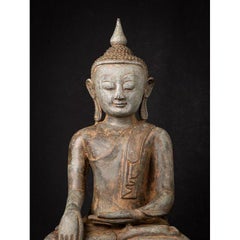Old Bronze Burmese Shan Buddha from Burma