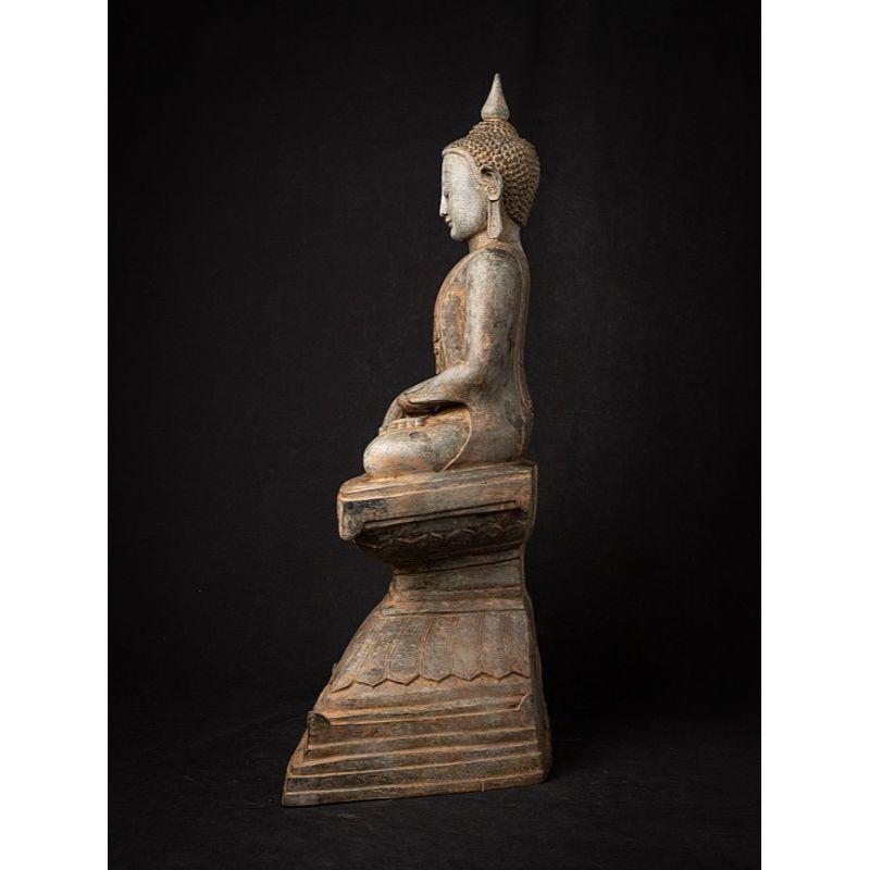 Old Bronze Burmese Shan Buddha from Burma For Sale 3