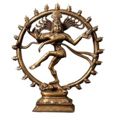 Shiva Nataraja d'Inde en bronze ancien