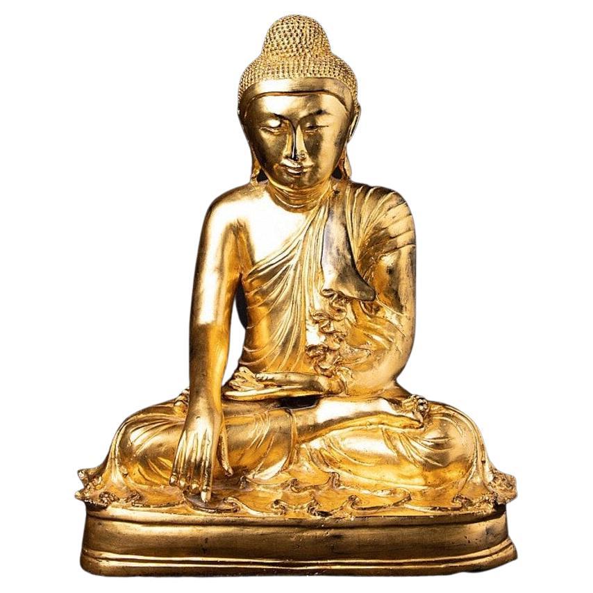 Old Bronze Mandalay Buddha Statue from Burma For Sale