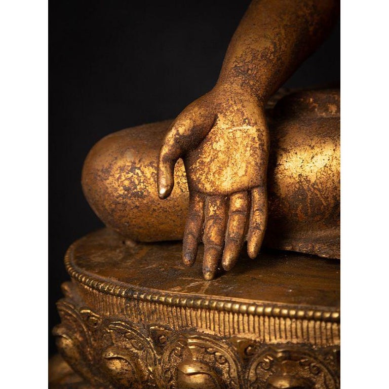 Old Bronze Nepali Buddha Statue from Nepal For Sale at 1stDibs