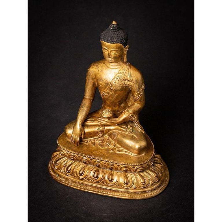 Old Bronze Nepali Buddha Statue from, Nepal For Sale at 1stDibs