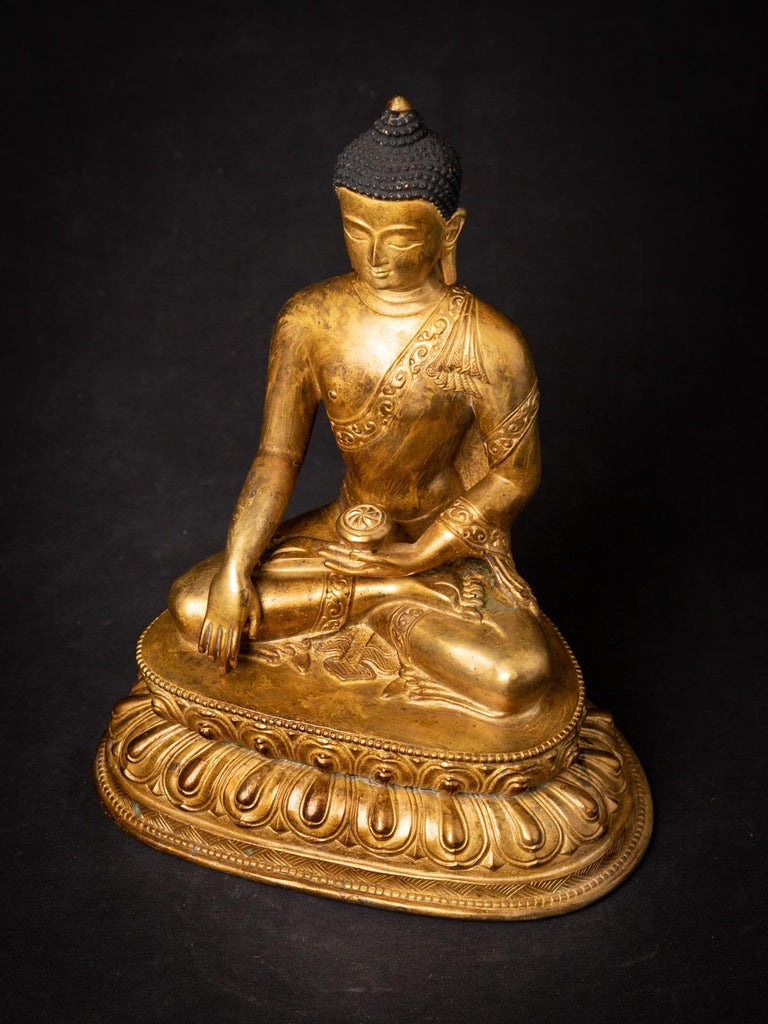 Old Bronze Nepali Buddha Statue from Nepal For Sale at 1stDibs