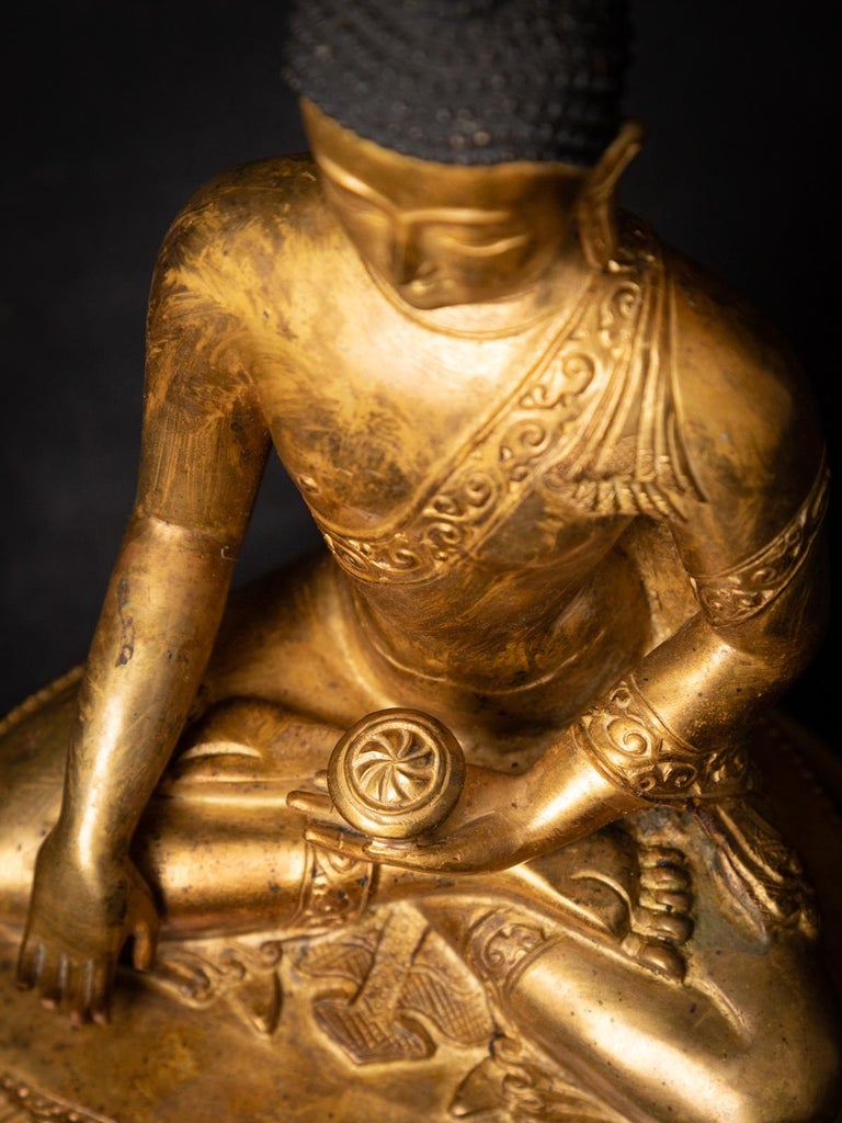 Old Bronze Nepali Buddha Statue from Nepal For Sale at 1stDibs