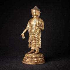 Old bronze Nepali Buddha statue from Nepal