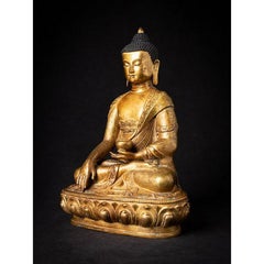 Old Bronze Nepali Buddha Statue from Nepal