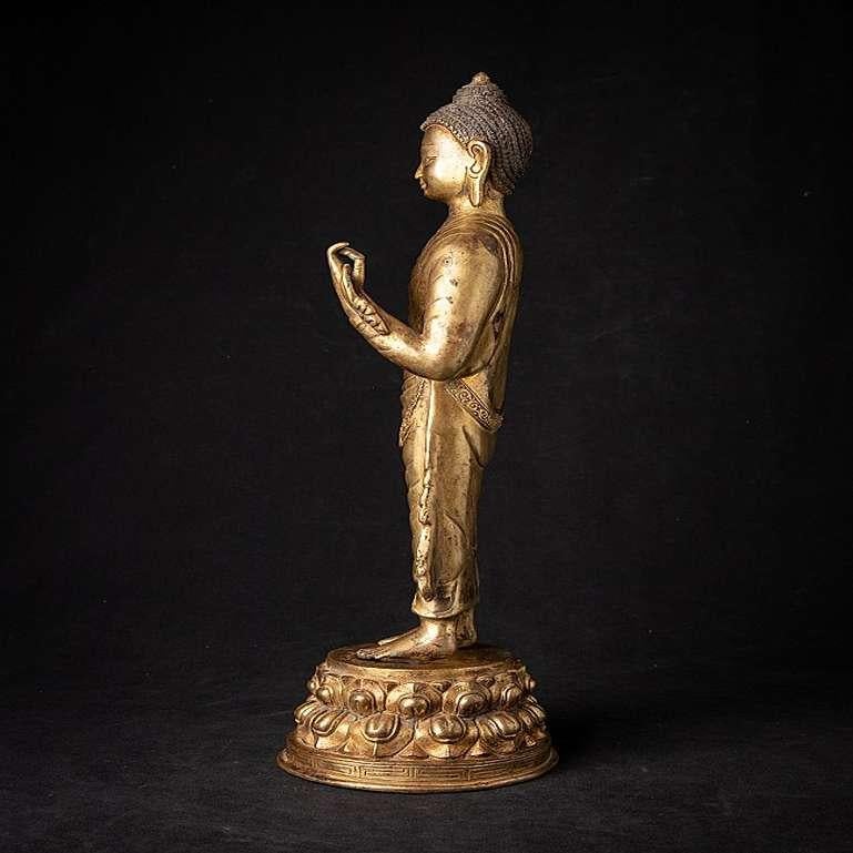 Nepalese Old bronze Nepali Buddha statue from Nepal For Sale