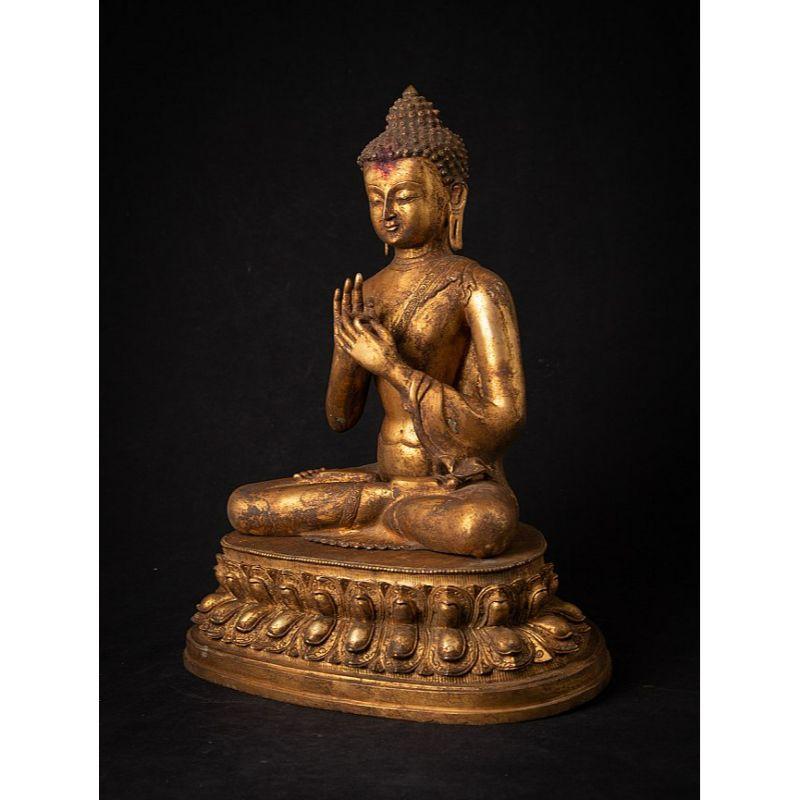 Nepalese Old Bronze Nepali Buddha Statue from, Nepal For Sale