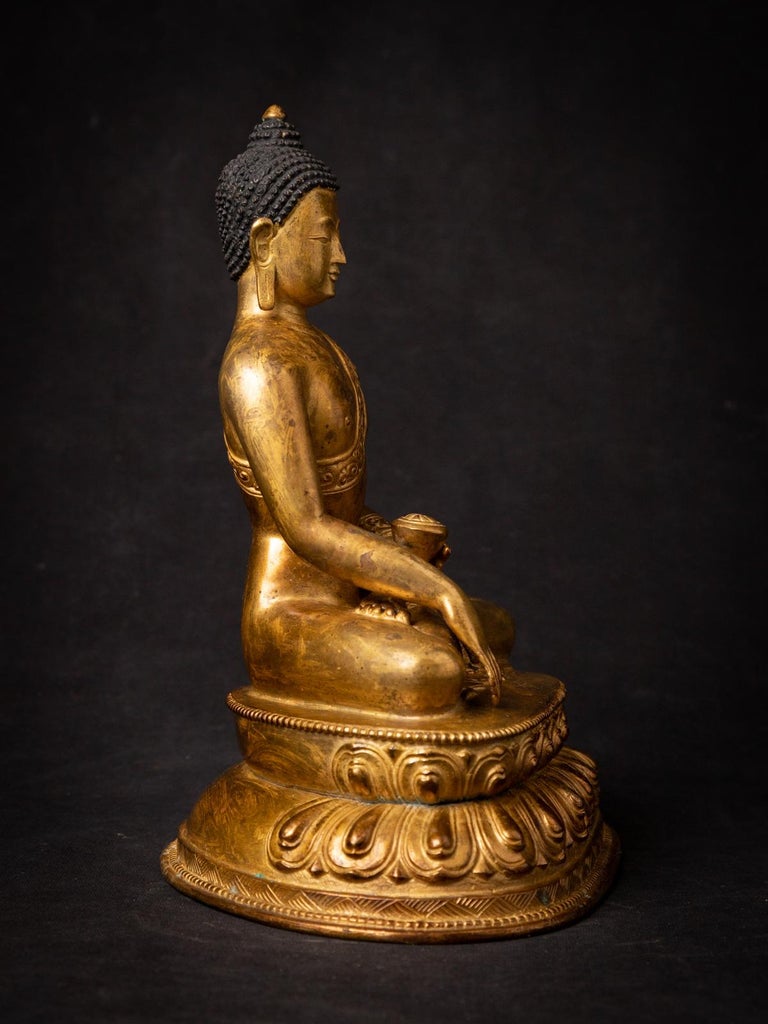 Old Bronze Nepali Buddha Statue from Nepal For Sale at 1stDibs