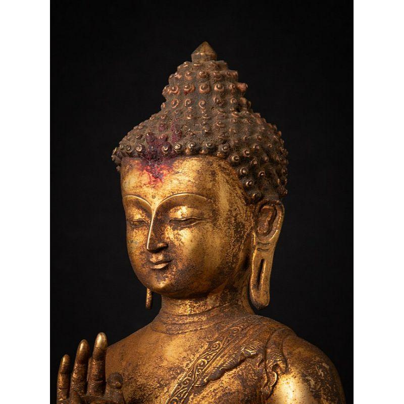 20th Century Old Bronze Nepali Buddha Statue from, Nepal For Sale