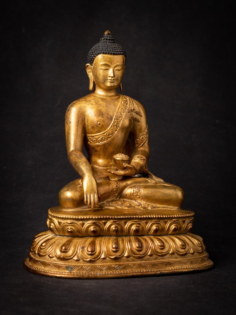 Old Bronze Nepali Buddha Statue from Nepal For Sale at 1stDibs