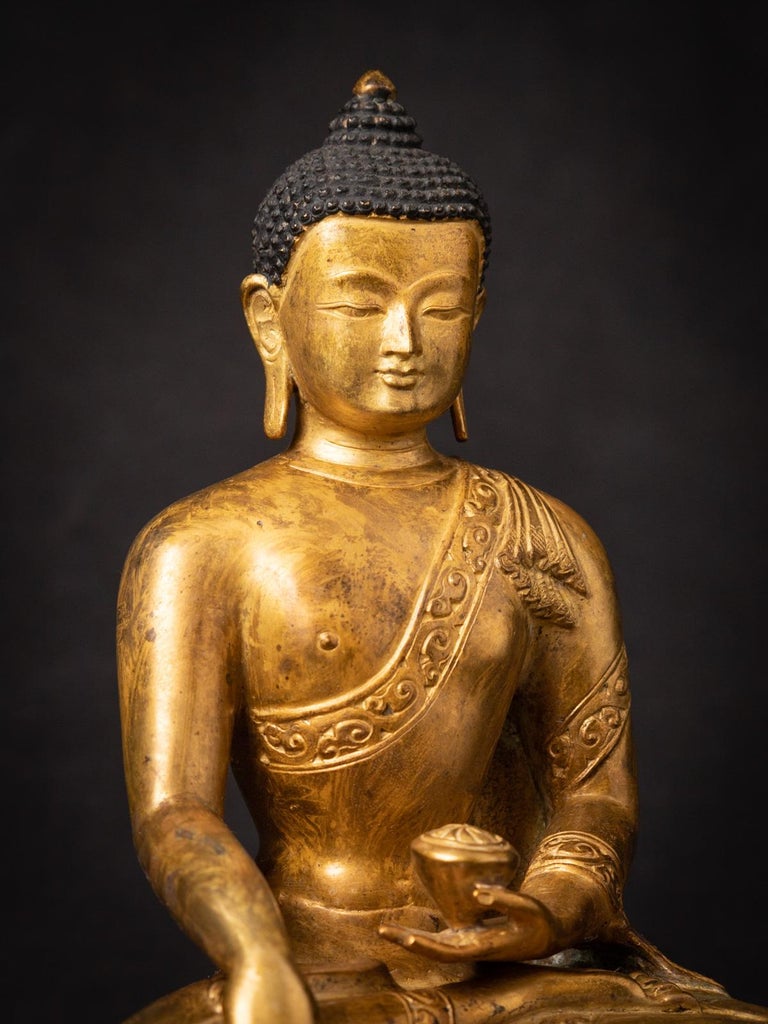 Old Bronze Nepali Buddha Statue from Nepal For Sale at 1stDibs