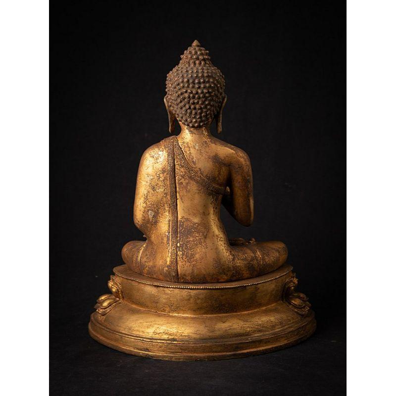 Old Bronze Nepali Buddha Statue from, Nepal For Sale 2