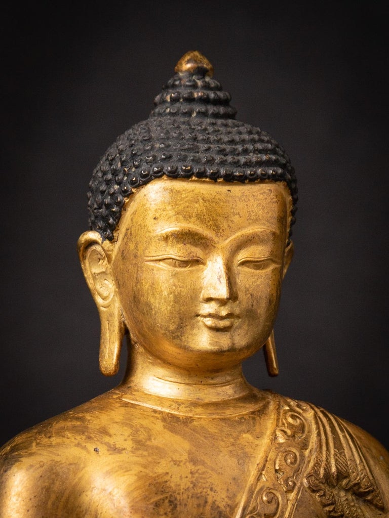 Old Bronze Nepali Buddha Statue from Nepal For Sale at 1stDibs