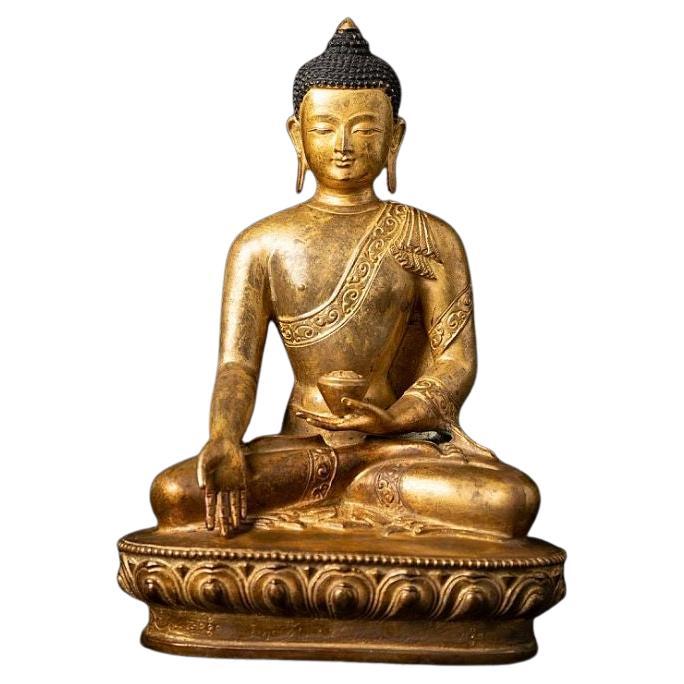 Old Bronze Nepali Buddha Statue from Nepal For Sale at 1stDibs