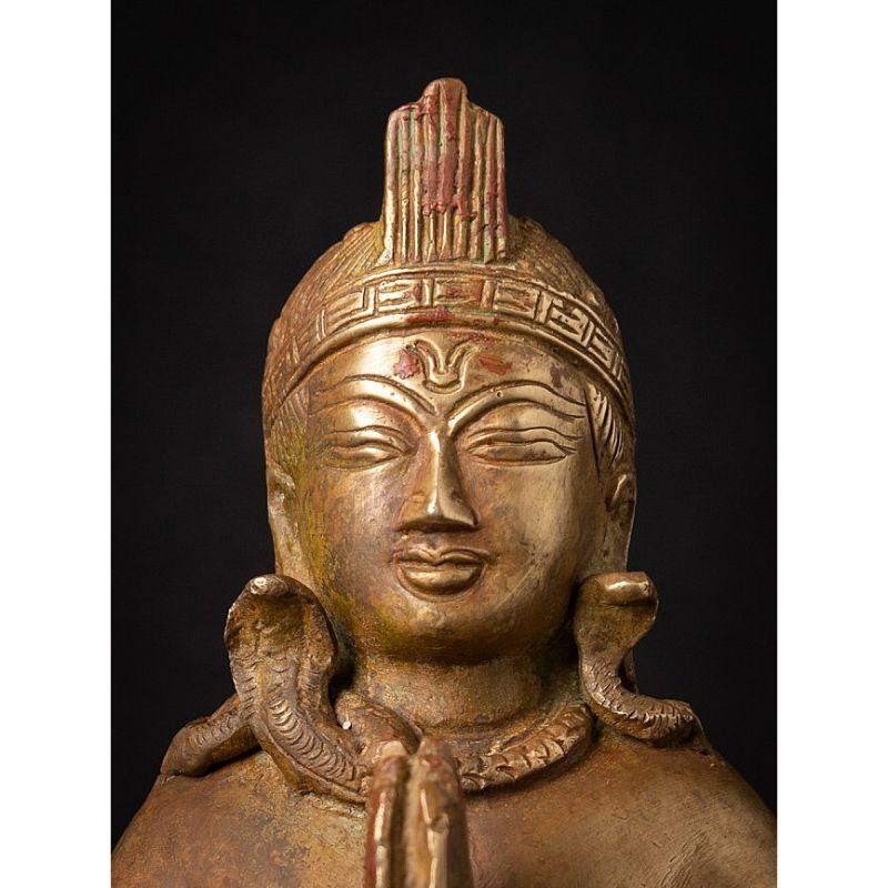 Old Bronze Nepali Garuda Statue from Nepal 4