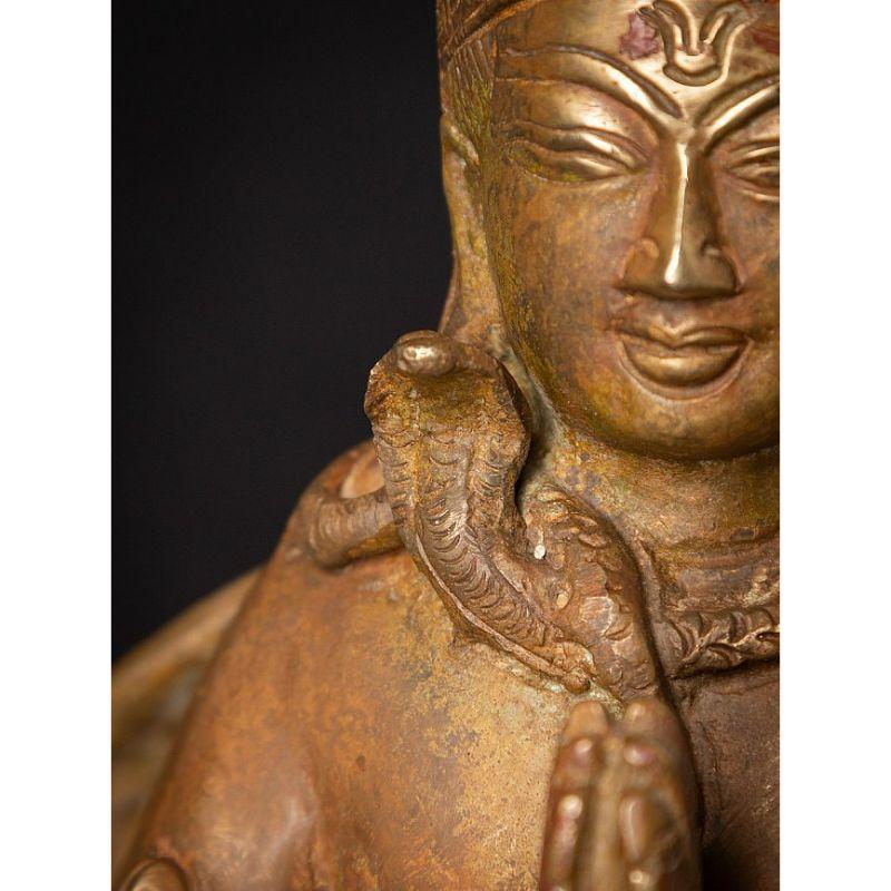 Old Bronze Nepali Garuda Statue from Nepal 10