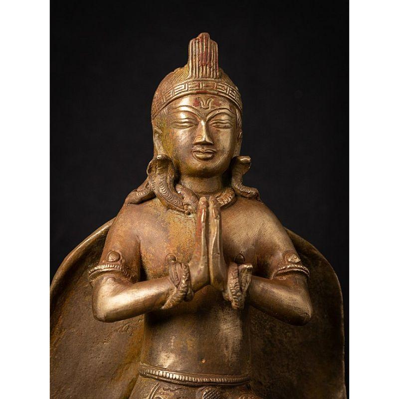 Old Bronze Nepali Garuda Statue from Nepal 1