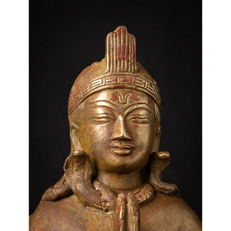 Old Bronze Nepali Garuda Statue from Nepal 2