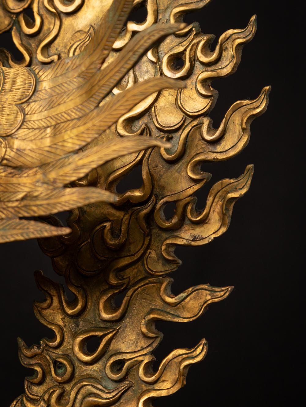 statue de Garuda népalaise en bronze ancien du Népal - Bouddhas originaux en vente 9