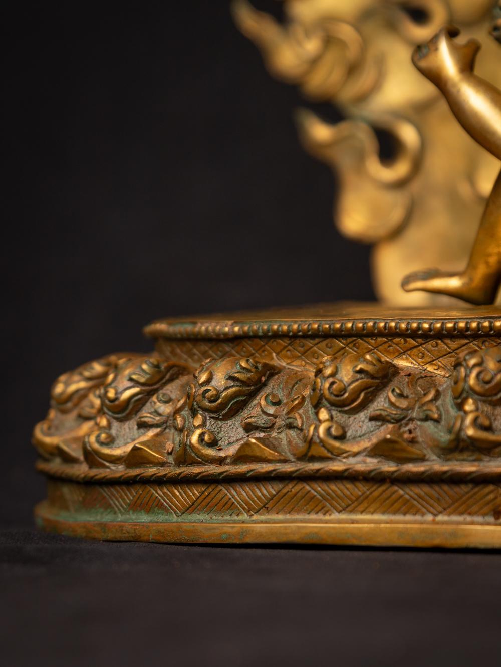 statue de Garuda népalaise en bronze ancien du Népal - Bouddhas originaux en vente 13