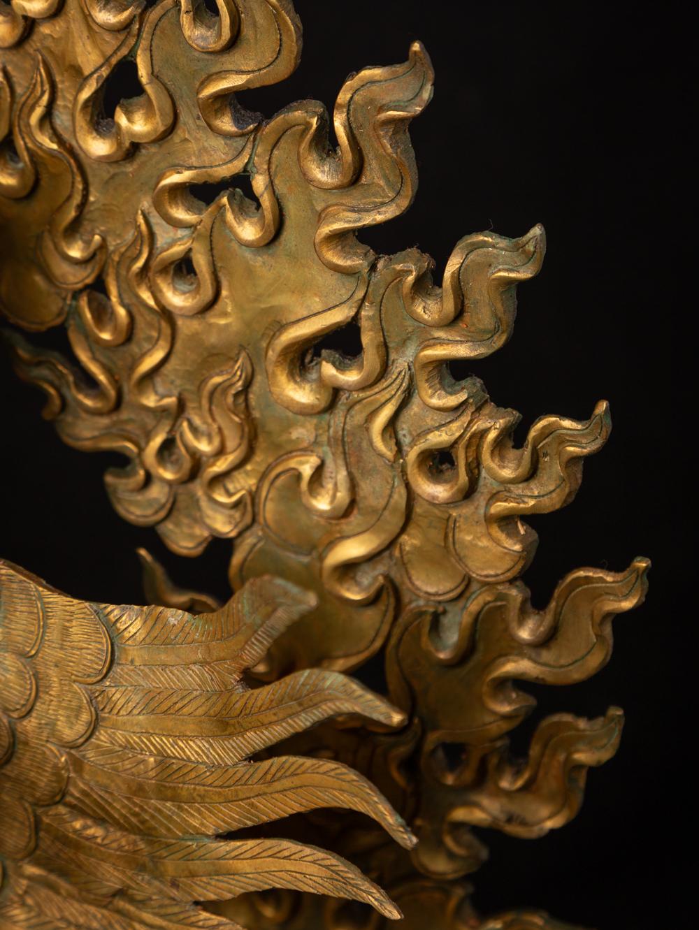 statue de Garuda népalaise en bronze ancien du Népal - Bouddhas originaux en vente 1