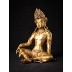 Old bronze Nepali Indra statue from Nepal