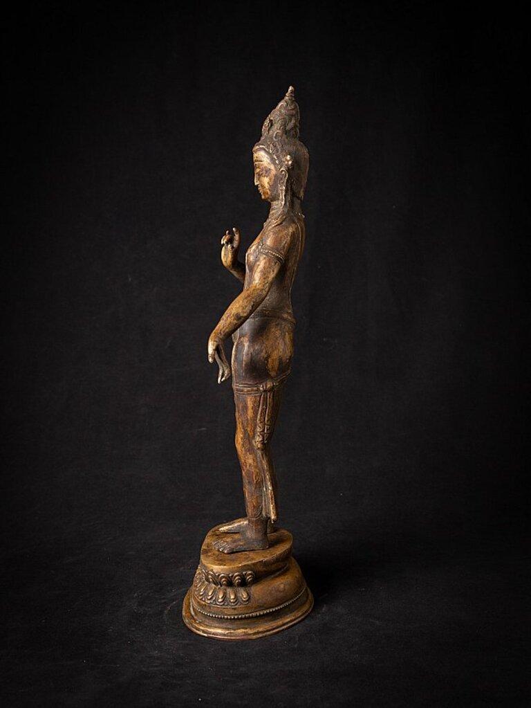 Nepalese Old Bronze Nepali Lokeshwor Figure from Nepal
