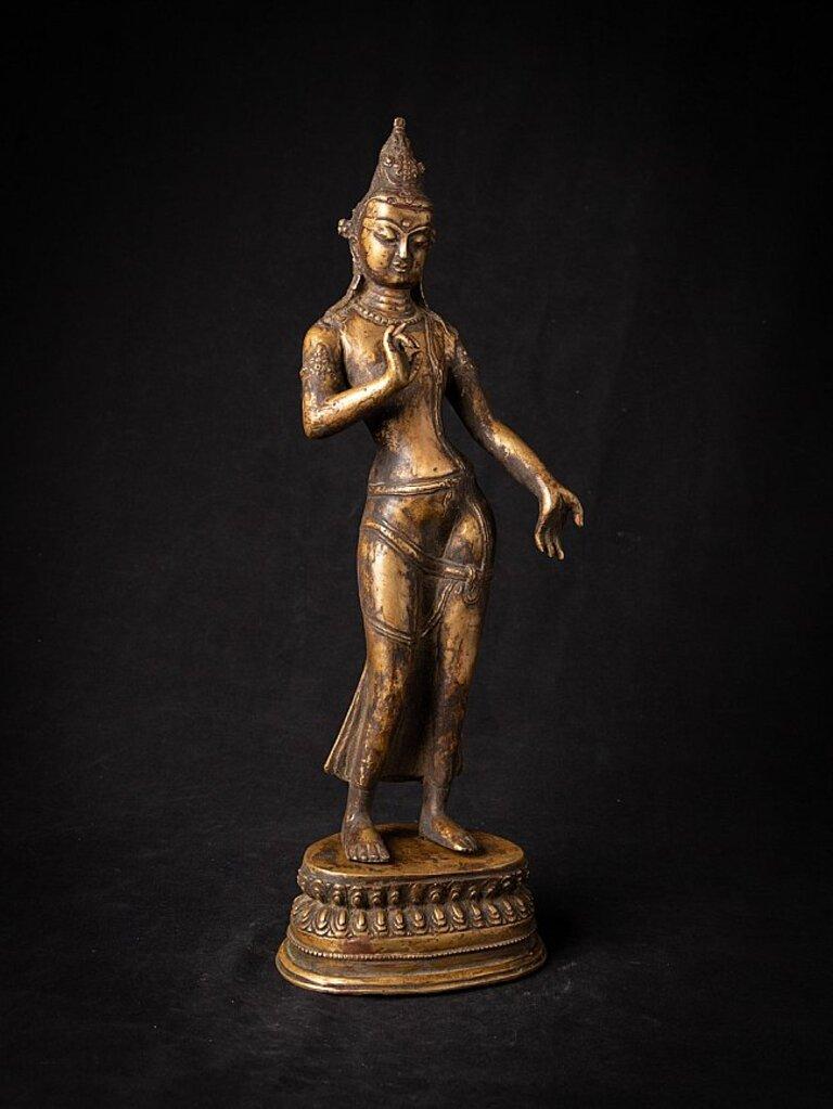 Old Bronze Nepali Lokeshwor Figure from Nepal 1