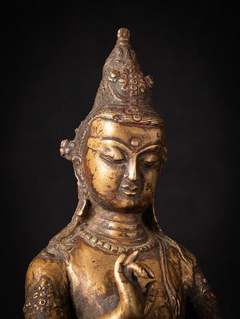 Old Bronze Nepali Lokeshwor Figure from Nepal For Sale at 1stDibs