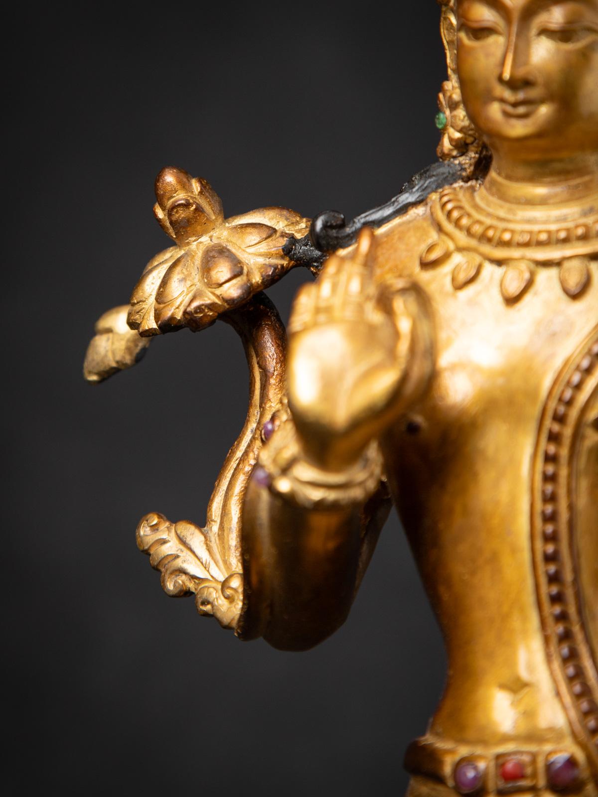statue Lokeshwor népalaise en bronze ancien du Népal en vente 11