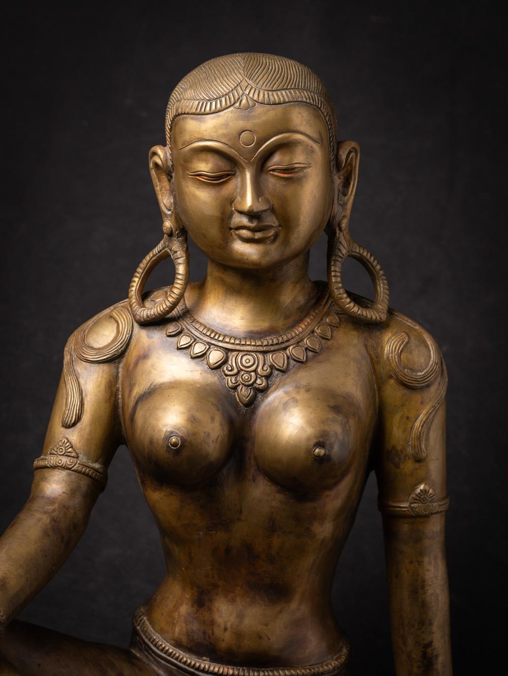 MATERIAL : Bronze
47 cm hoch
43 cm breit und 37,2 cm tief
Mit einem schönen Ausdruck!
Ende des 20. Jahrhunderts
Gewicht: 14,4 kg
Mit Ursprung in Nepal
Nr: PARV-232