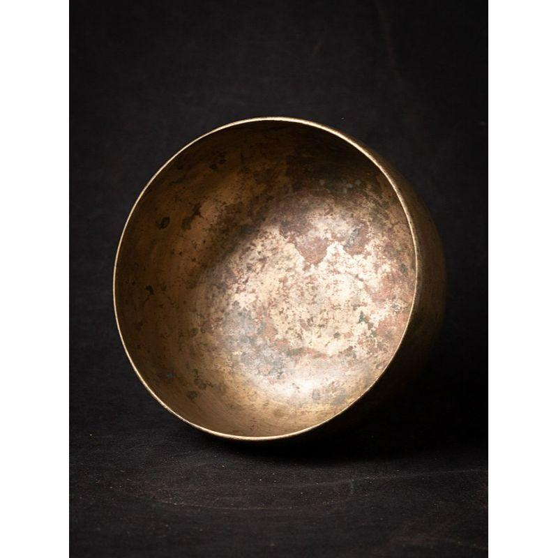 Nepalese Old Bronze Nepali Singing Bowl from Nepal For Sale