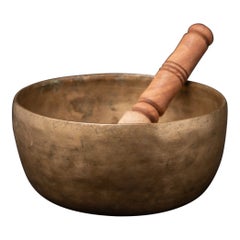 Old bronze Nepali Singing Bowl from Nepal