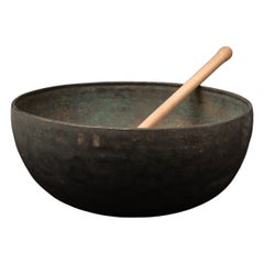 Old bronze Nepali Singing Bowl from Nepal